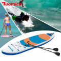 SUNGOOLE SUP Surfboard Gonflable Debout Contrôle Antidérapant De Pont Paddle Board avec Accessoires Complets